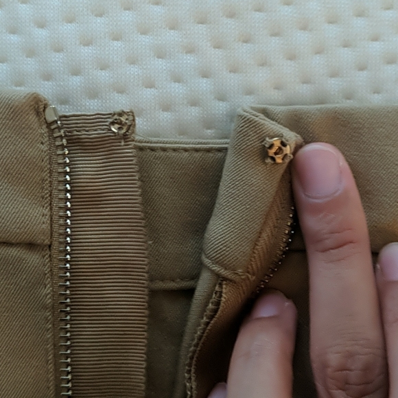 Ann Taylor Tan Pencil Skirt - Picture 6 of 7